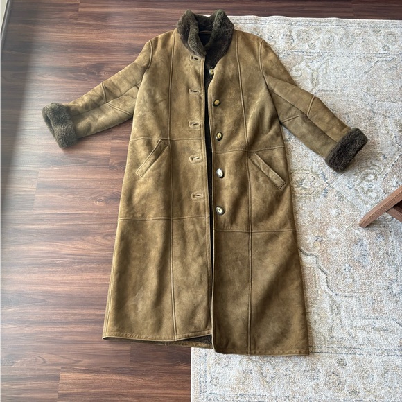 Burberry Jackets & Blazers - Vintage Burberry Shearling Coat